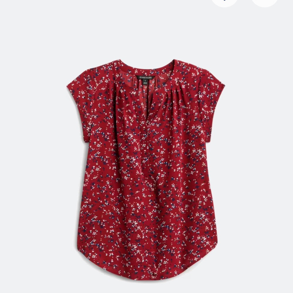 Red Flutter Sleeve Pleated Blouse - Stitch Fix

Bundle any 2 tops for $10